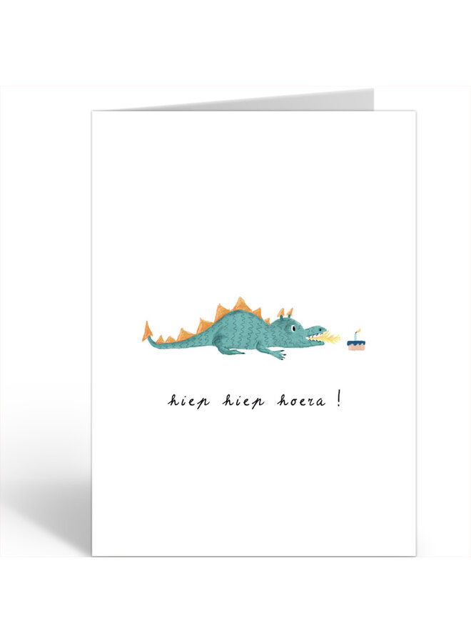 Kaart - Hiep hiep hoera! A143
