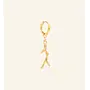 Mable. - Gold coral oorbel
