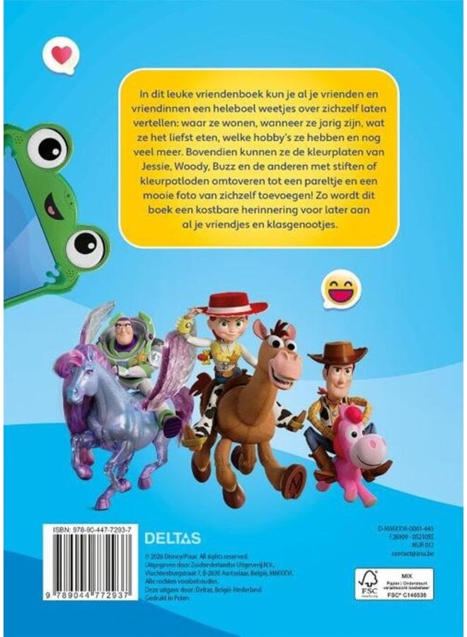 Deltas - Disney vriendenboek - Toy Story 5