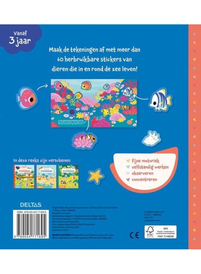 Deltas - Mijn eerste stickerboek - Dieren van de zee