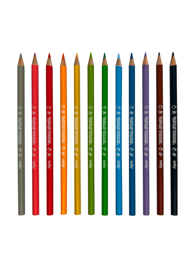 Ooly - 128-188 Yummy yummy scented colored pencils - Set of 12