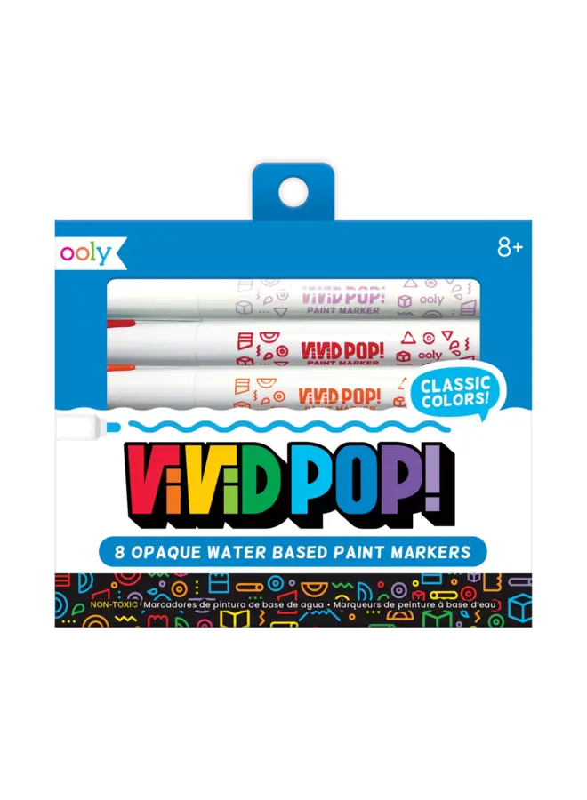 Vivid pop! - Water-based paint markers - Classic