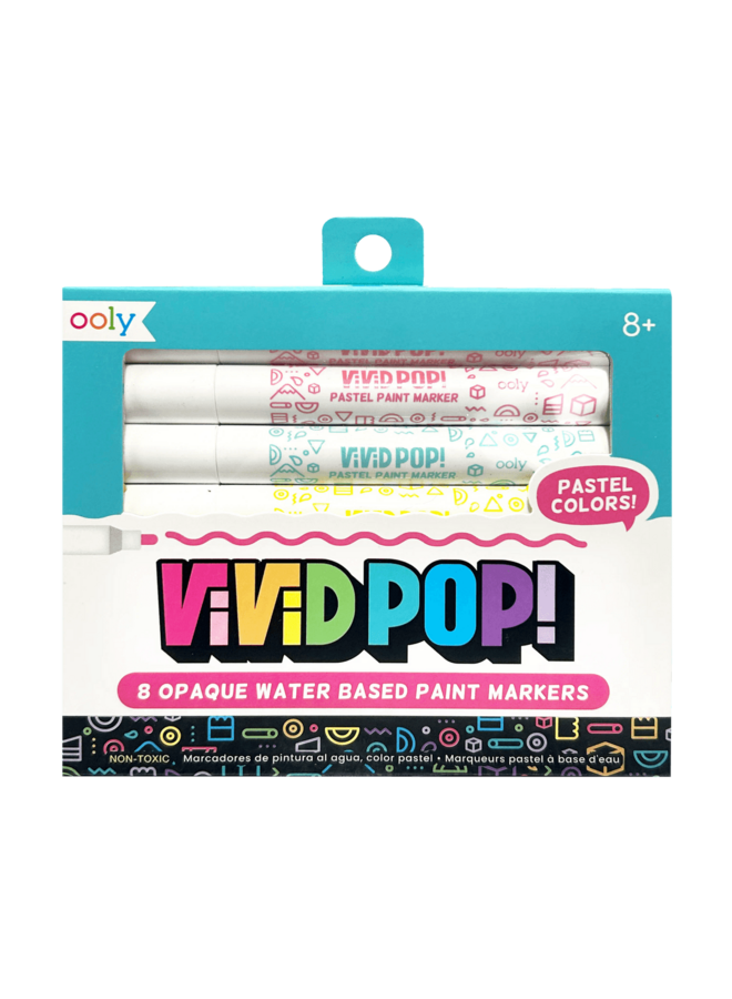Vivid pop! - Water-based paint markers - Pastel