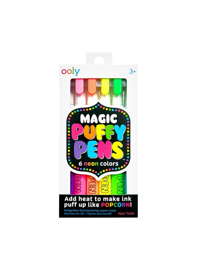 Magic puffy pens- Neon