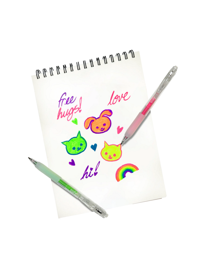 Ooly - 132-165 Jelly gloss multi-surface gel pens (set of 6 colors)