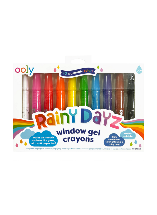 Ooly - 133-122 Rainy dayz gel crayons (set of 10)