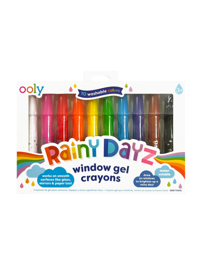 Rainy dayz gel crayons (set of 10)