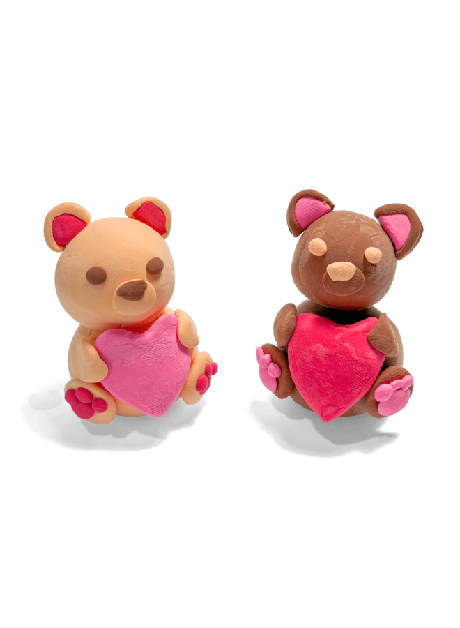 Ooly - 161-177 Creatibles D.I.Y. air-dry clay kit - Lovely bears