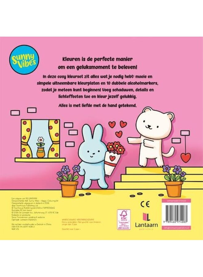 Lantaarn Publishers - Sunny vibes - Happy kleurset