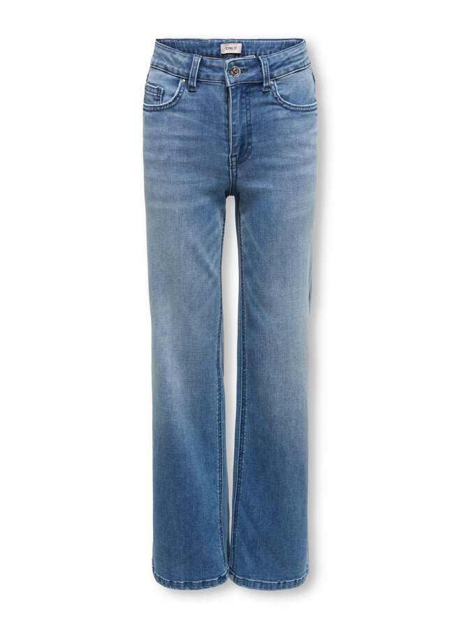 Juicy wauw wide denim - Medium blue denim