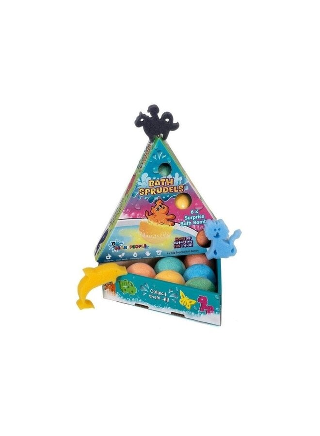 The Bean People - Bath beans - Bath sprudels six pack