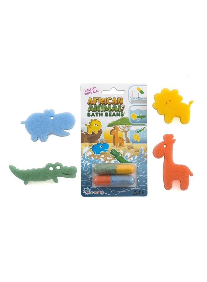 The Bean People - Bath beans - African animals