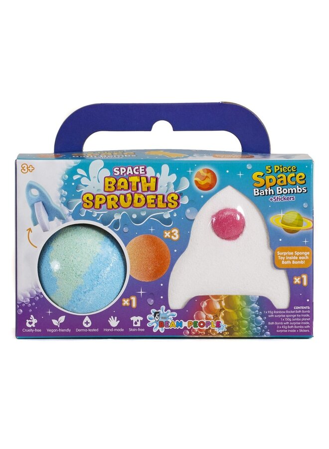 The Bean People - Bath beans - Space bath bomb 5 pack