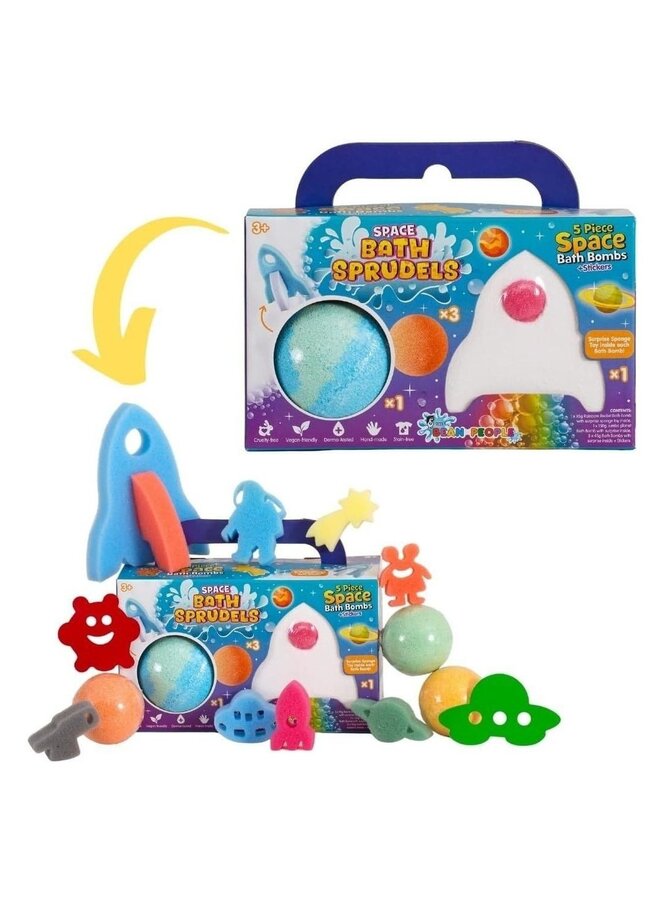 The Bean People - Bath beans - Space bath bomb 5 pack