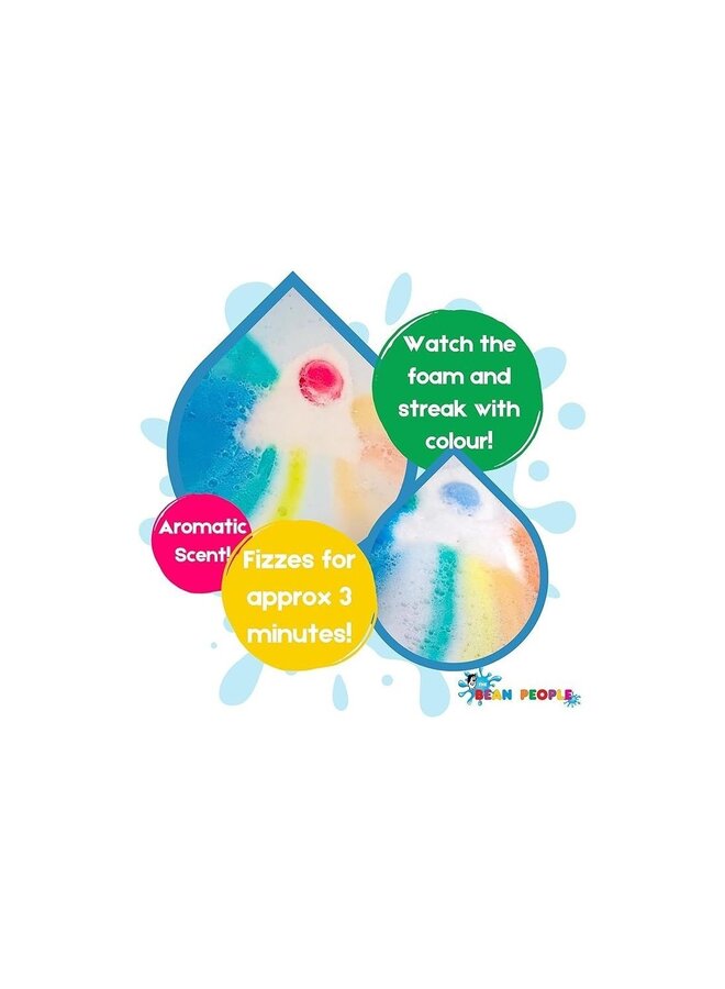 The Bean People - Bath beans - Space bath bomb 5 pack