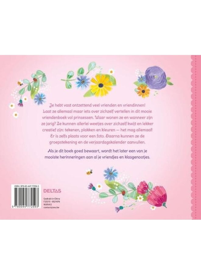 Deltas - Lieve prinsessen vriendenboek