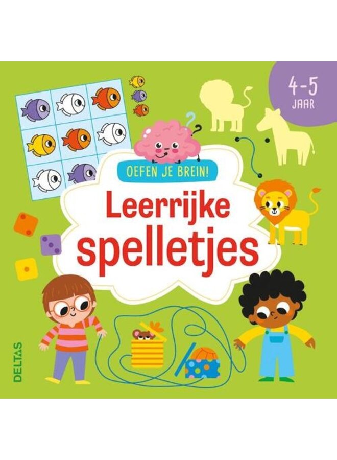 Oefen je brein! Leerrijke spelletjes 4-5 jaar