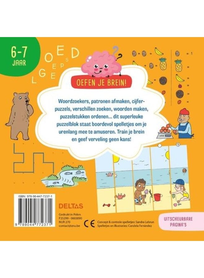 Deltas - Oefen je brein! Leerrijke spelletjes 6-7 jaar
