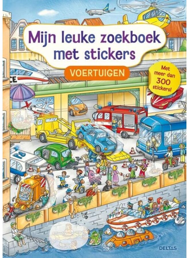 Deltas - Mijn leuke zoekboek met stickers - Voertuigen