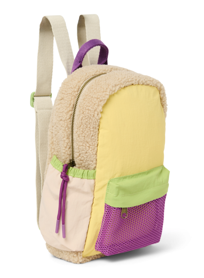 Studio Noos - Patchwork mini backpack - Butter yellow