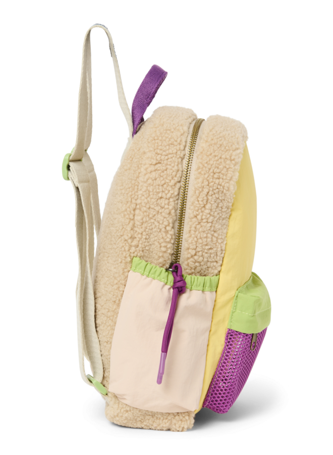 Studio Noos - Patchwork mini backpack - Butter yellow