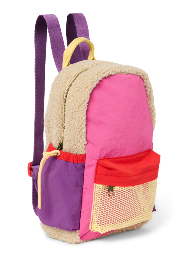 Studio Noos - Patchwork mini backpack - Bright pink