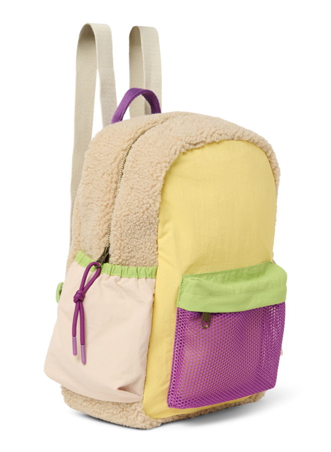 Studio Noos - Patchwork midi backpack - Butter yellow