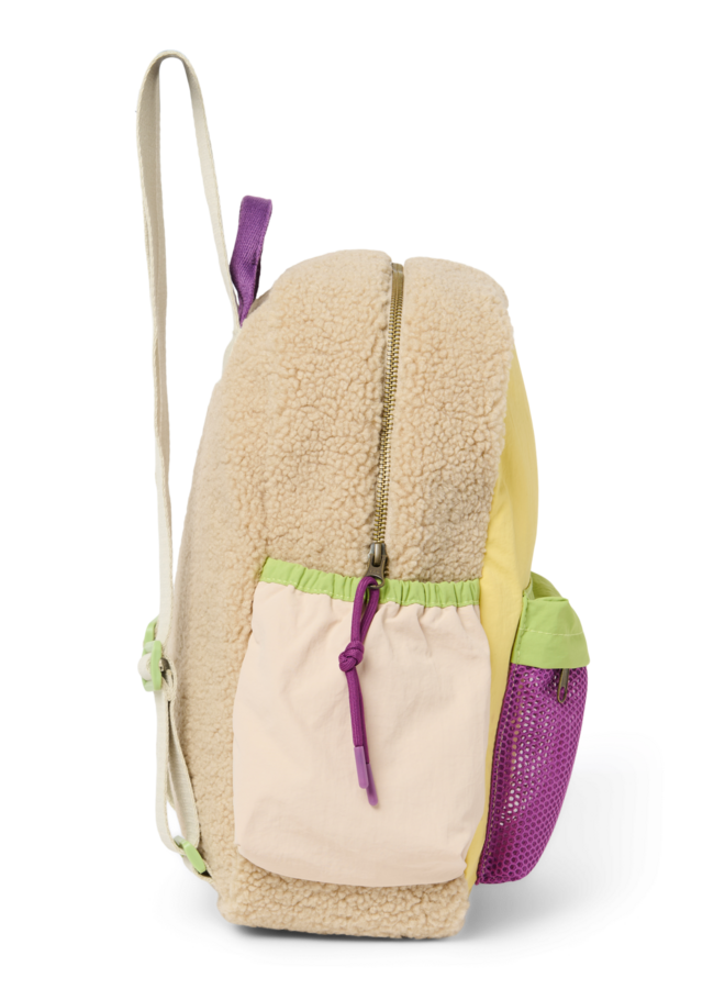Studio Noos - Patchwork midi backpack - Butter yellow