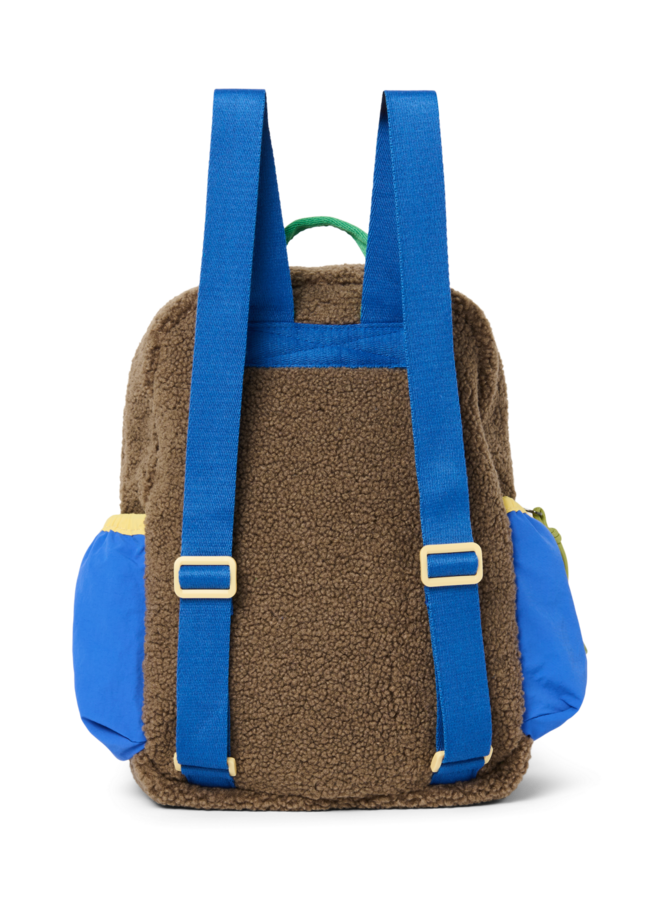 Studio Noos - Patchwork midi backpack - Fiery red