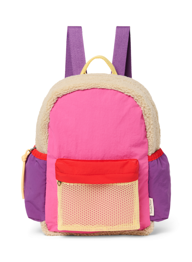 Studio Noos - Patchwork midi backpack - Bright pink