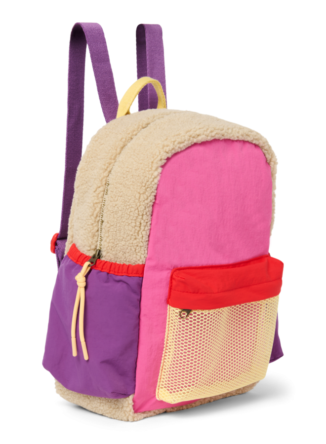 Studio Noos - Patchwork midi backpack - Bright pink