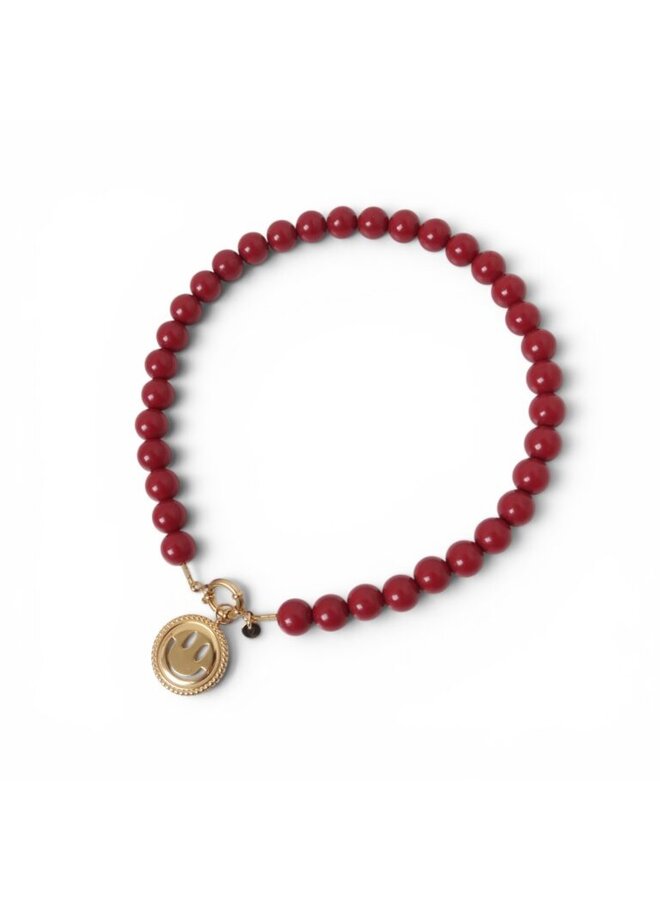 LOVEissue - Necklace bold beads - Rust