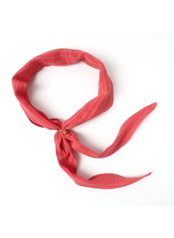 LOVEissue - Muslin cotton scarf - Coral