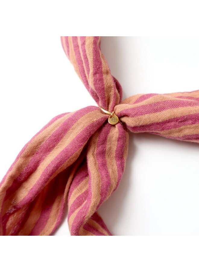 Muslin cotton scarf - Mulberry