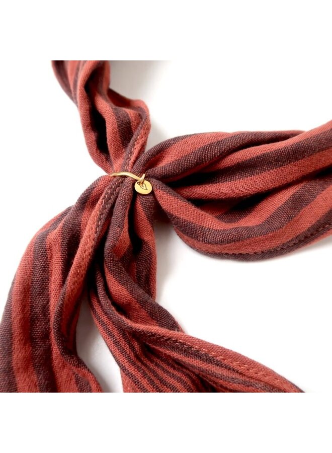 LOVEissue - Muslin cotton scarf - Terra