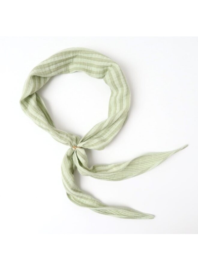 LOVEissue - Muslin cotton scarf - Sage