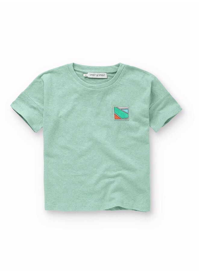 Sproet & Sprout - Linen t-shirt green - Jade green