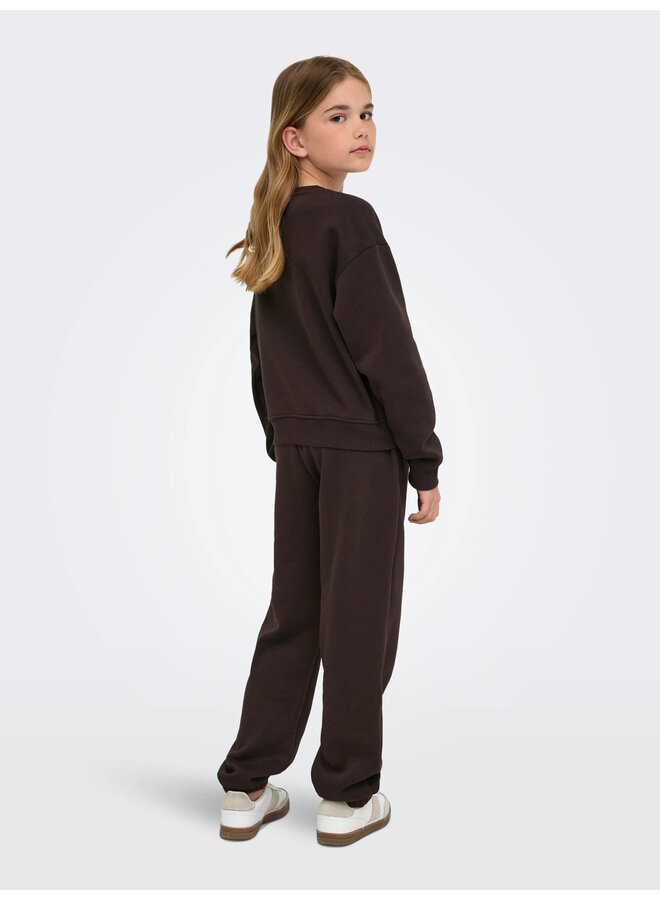 Kids Only - Sweat ls crew - Coffee bean Los Angeles California