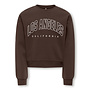 Kids Only - Sweat ls crew - Coffee bean Los Angeles California