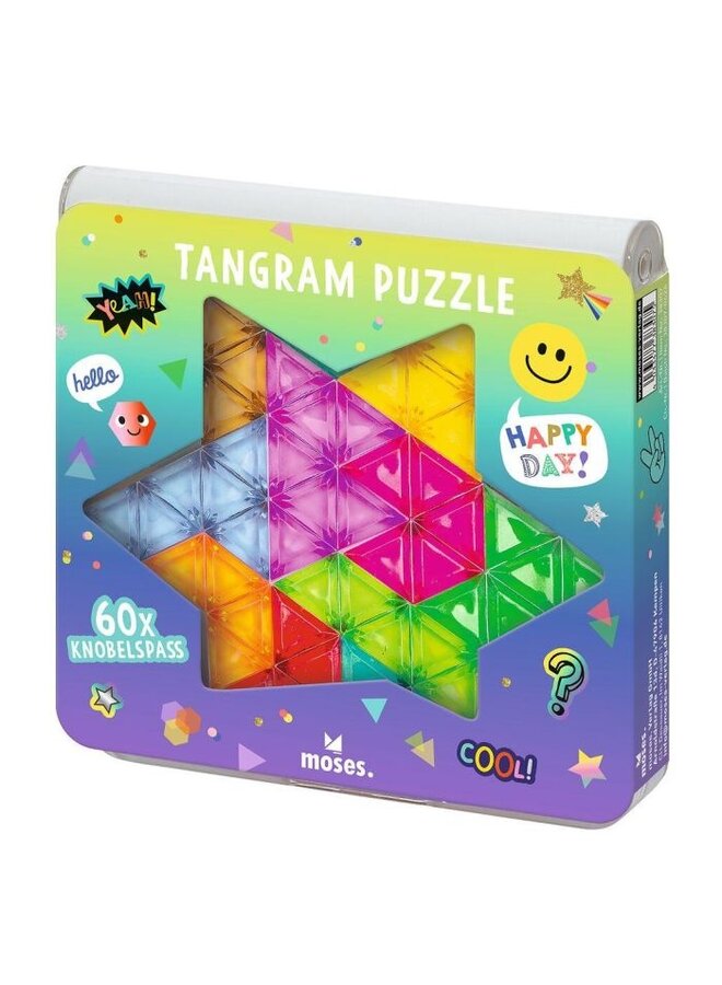 38307 - Happy day tangram puzzel
