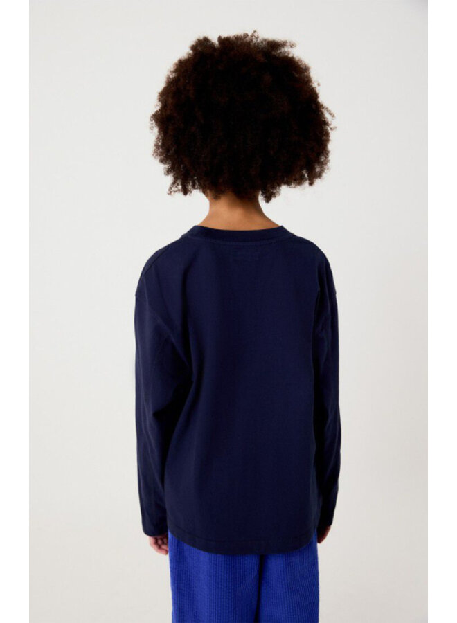 American Vintage - Gixy t-shirt ML - Navy