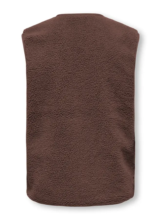 Kids Only - Baby teddy vest - Chocolate martini