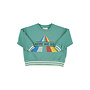Piupiuchick - Sweatshirt - Green w/ "here we go" print