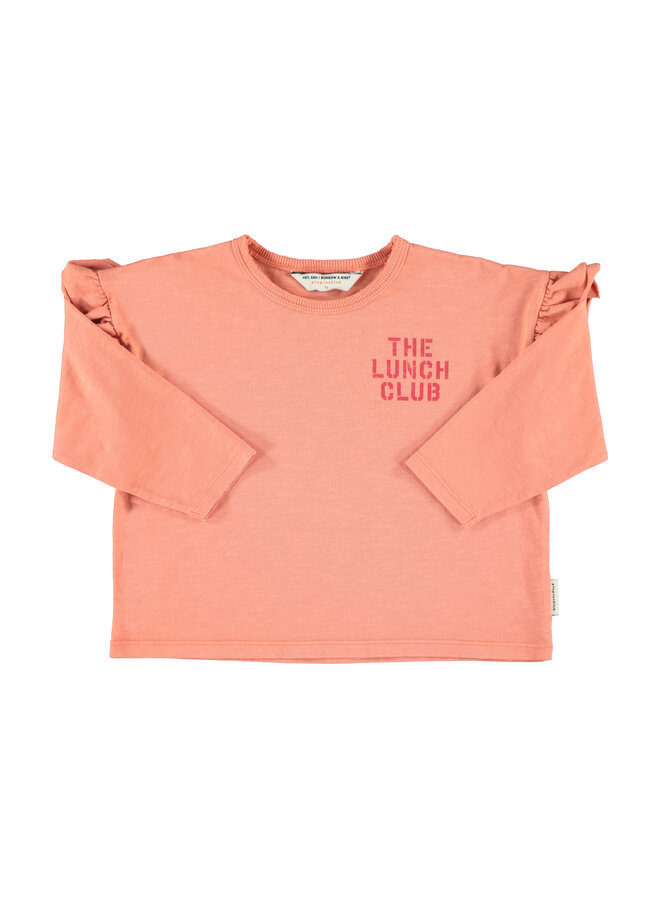 Piupiuchick - Longsleeve t-shirt - Pink w/ apple print
