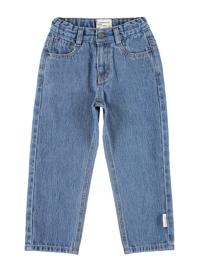 Piupiuchick - Unisex trousers - Washed navy denim