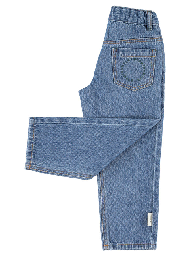 Piupiuchick - Unisex trousers - Washed navy denim