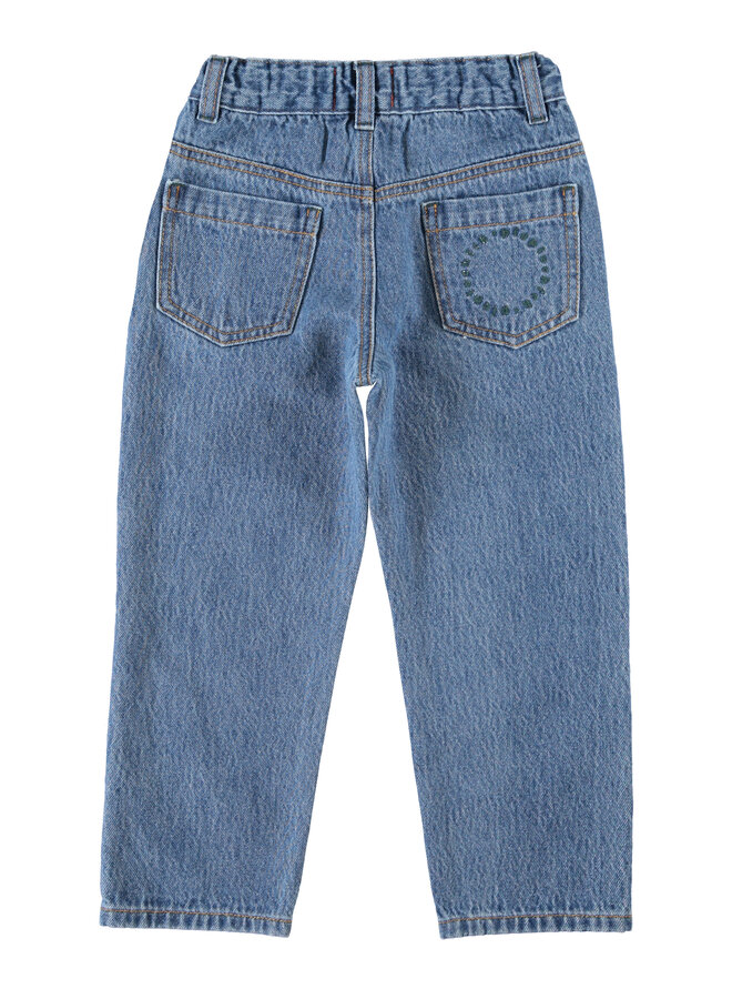 Piupiuchick - Unisex trousers - Washed navy denim