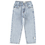 Piupiuchick - Unisex trousers - Fadded light blue denim