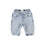 Piupiuchick - Baby trousers - Fadded light blue denim