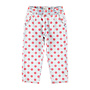Piupiuchick - Trousers - Light blue denim w/ red dots